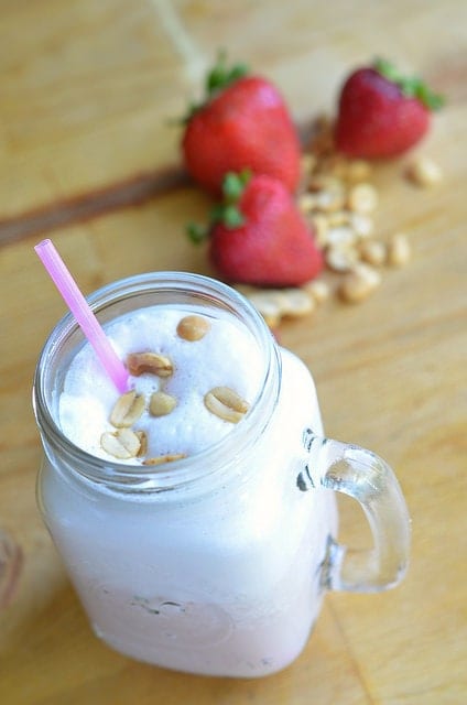 PB&J Protein Shake featuring BiPro USA