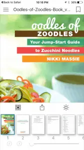 From here it will present beautifully on your Kindle Reader app, with all the features you love about Kindle.